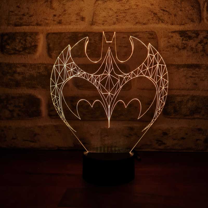 Batman Figürlü Dekoratif Hediye Led Masa Lambası | BYLAMP