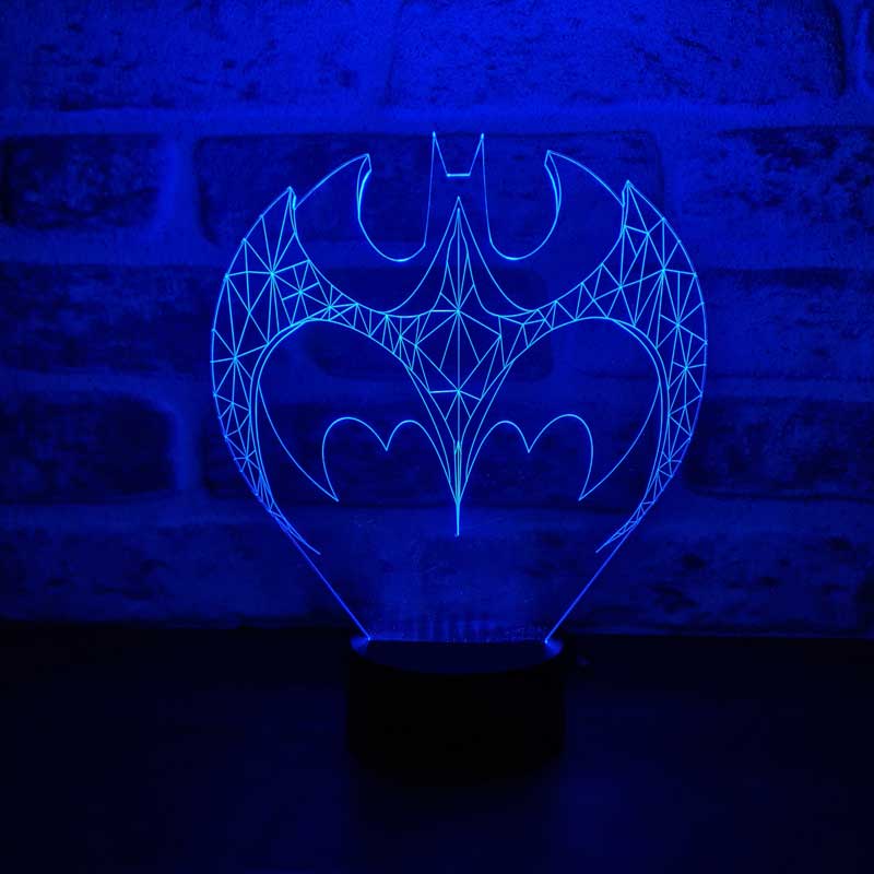 Batman Figürlü Dekoratif Hediye Led Masa Lambası | BYLAMP