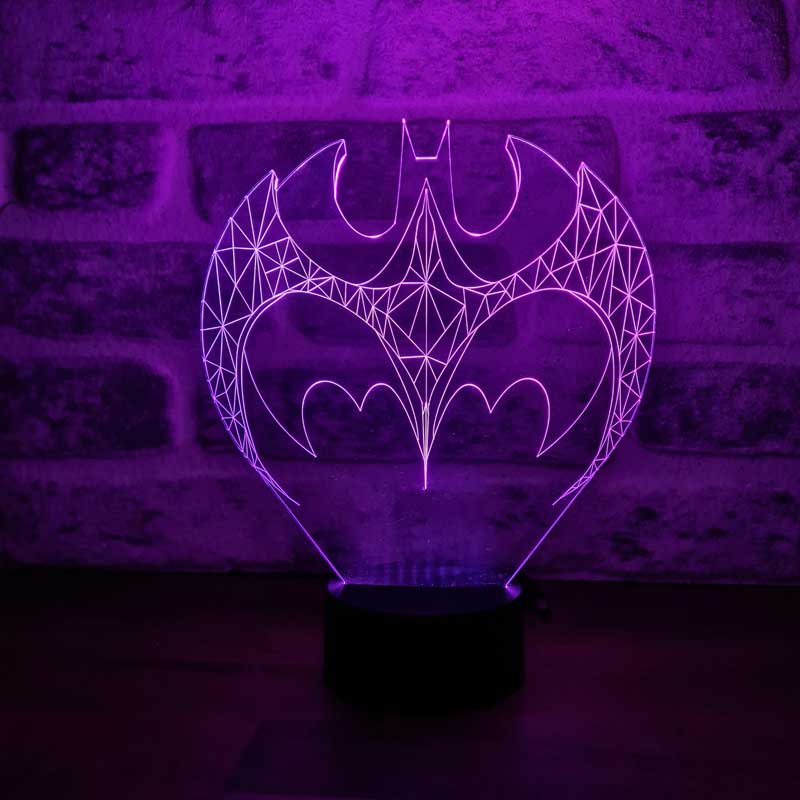 Batman Figürlü Dekoratif Hediye Led Masa Lambası | BYLAMP