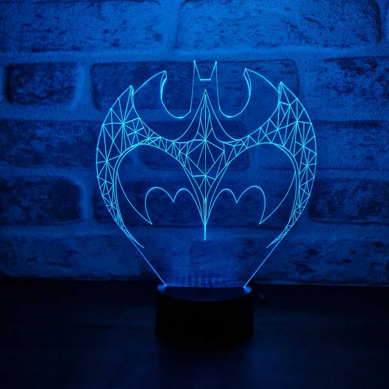 Batman Figürlü Dekoratif Hediye Led Masa Lambası | BYLAMP