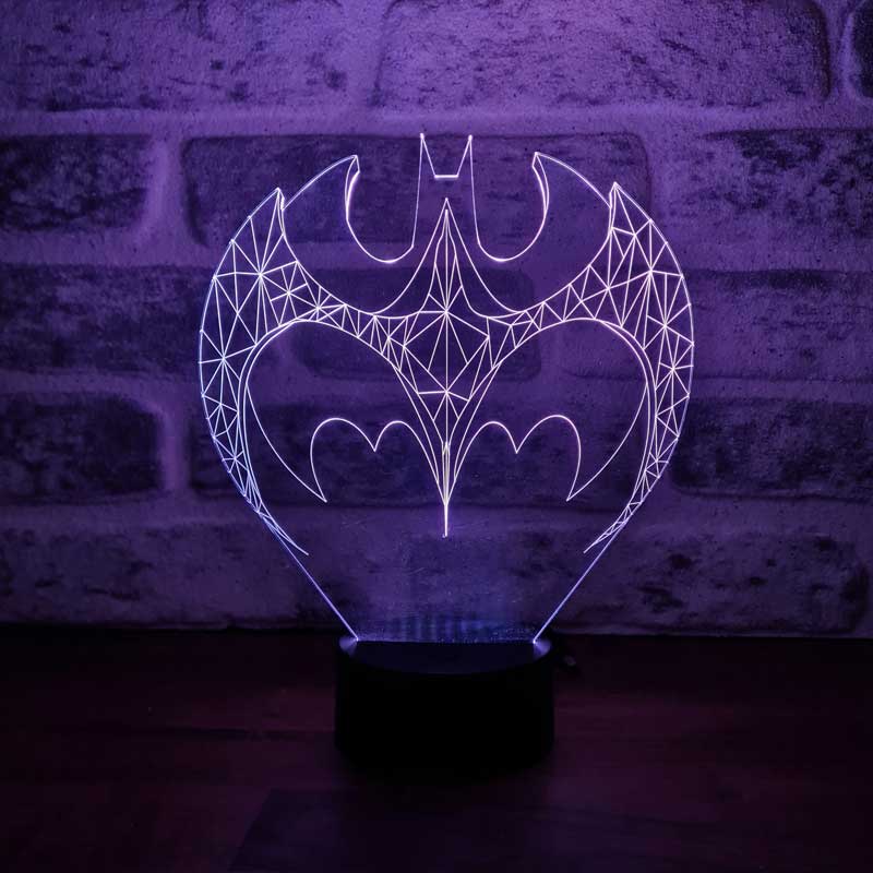 Batman Figürlü Dekoratif Hediye Led Masa Lambası | BYLAMP