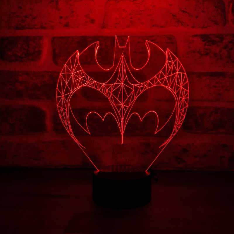Batman Figürlü Dekoratif Hediye Led Masa Lambası | BYLAMP