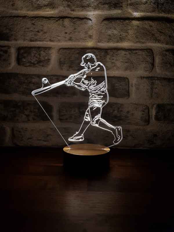 Beyzbol Figürlü Dekoratif Hediye Led Masa Lambası | BYLAMP