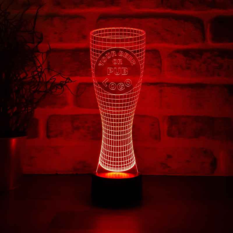 3D Beer Glass Led Table Lamp