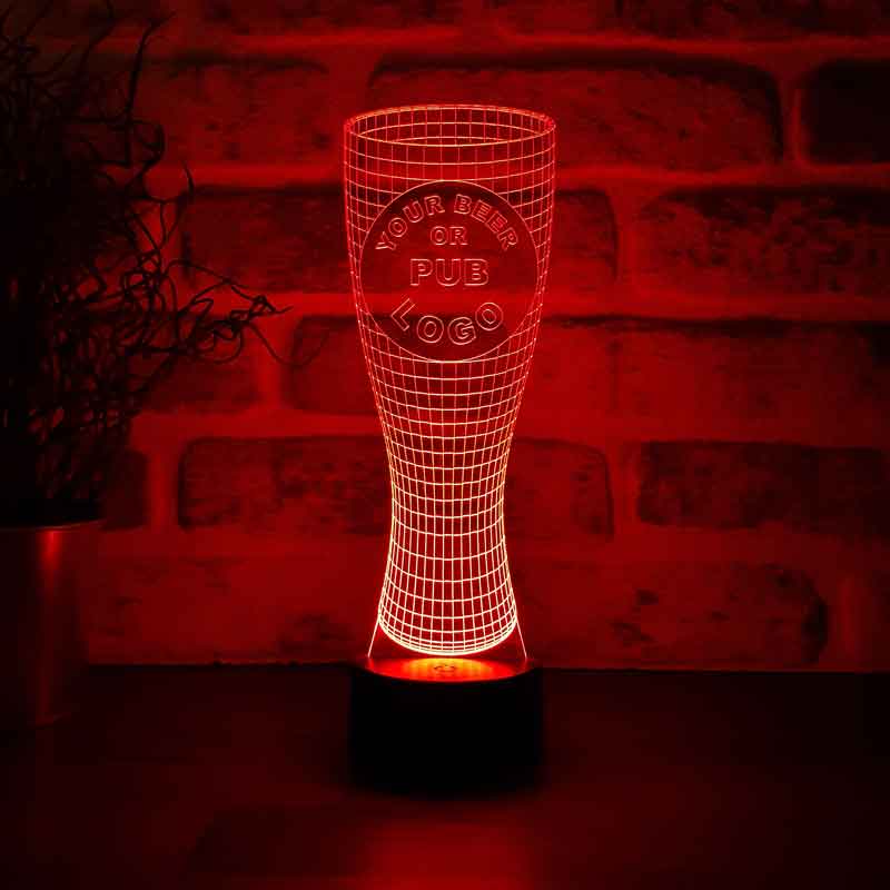 Bira Bardağı Figürlü Dekoratif Hediye Led Masa Lambası | BYLAMP