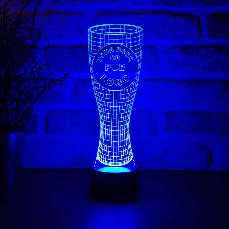 3D Beer Glass Led Table Lamp