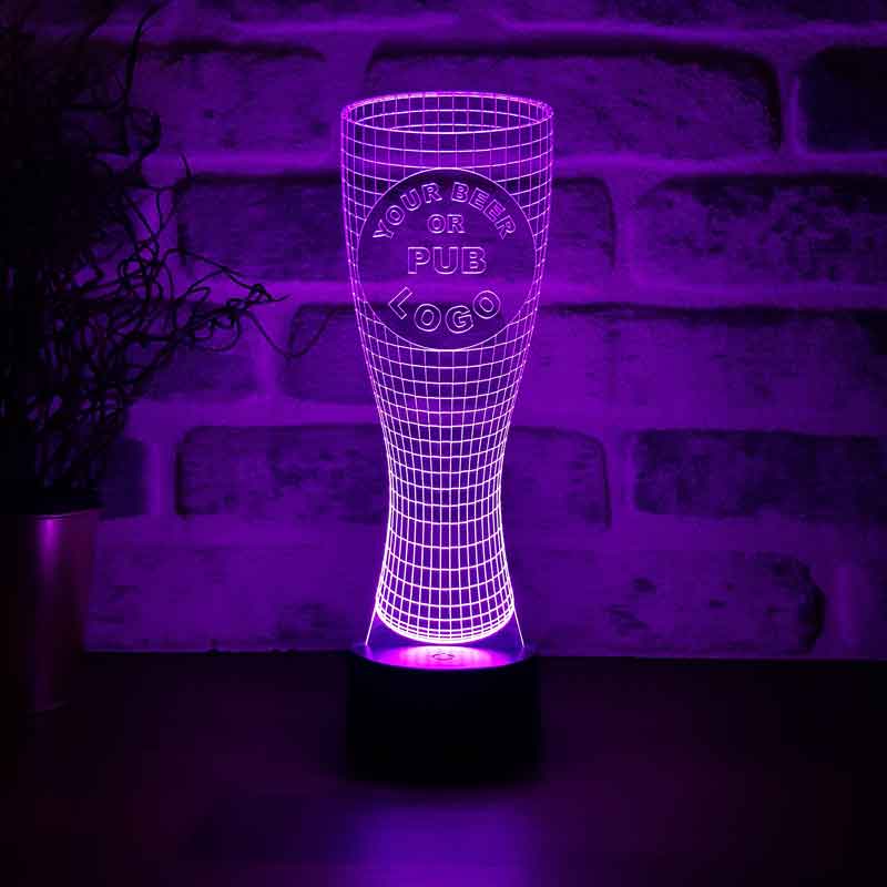 3D Beer Glass Led Table Lamp