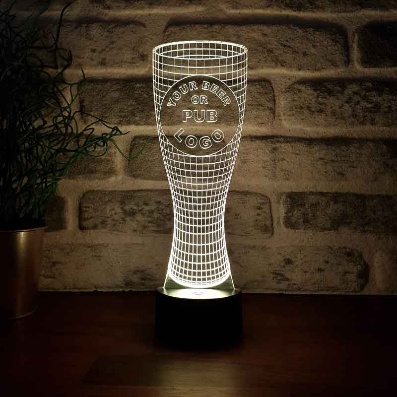 Bira Bardağı Figürlü Dekoratif Hediye Led Masa Lambası | BYLAMP