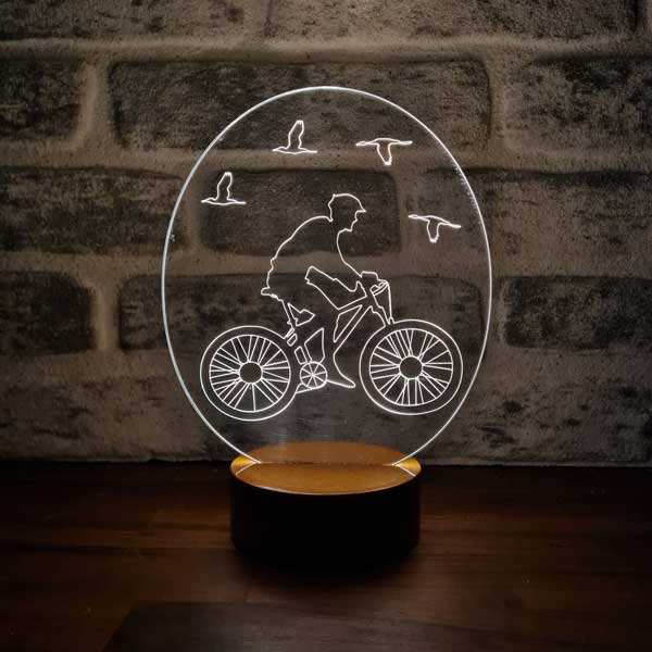 3D Bicycle & Bird Lamp