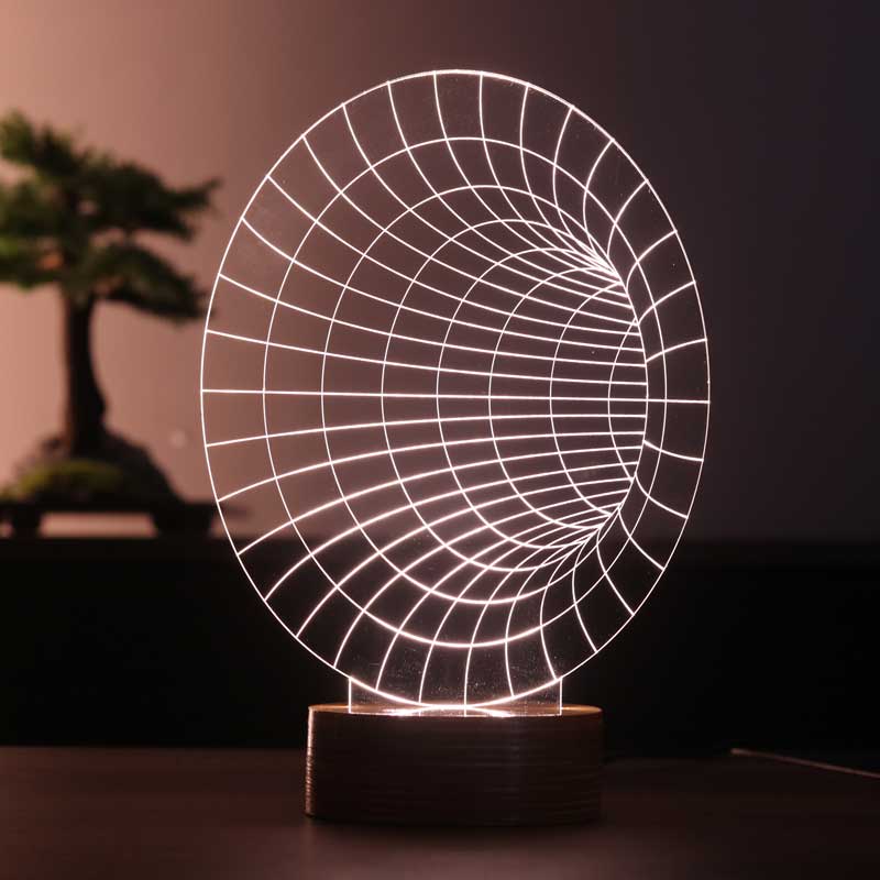 3D Black Hole Led Table Lamp
