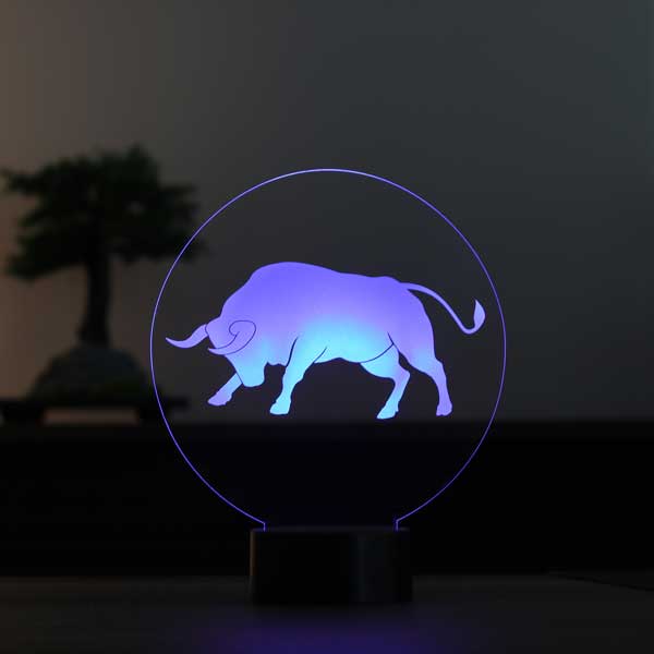 3-D Taurus LED Night Light