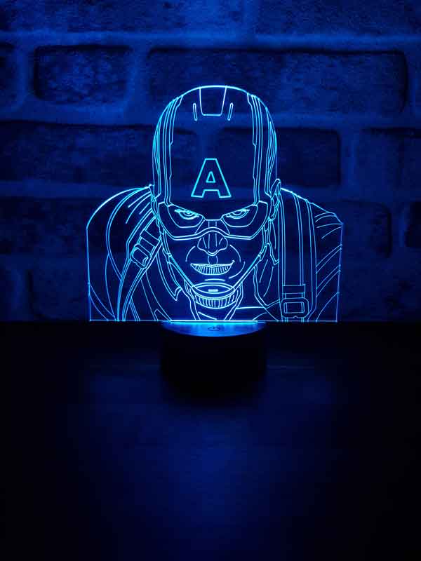 Captain America LED Tischlampe