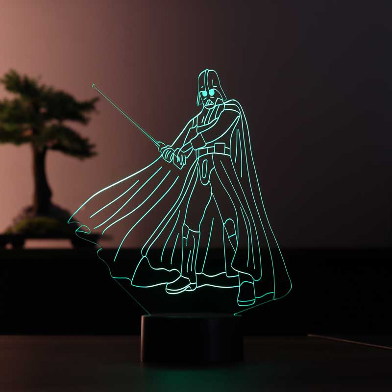 Lámpara led 3D Darth Vader Gift