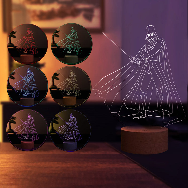 Darth Vader Figürlü Dekoratif Hediye Led Masa Lambası | BYLAMP