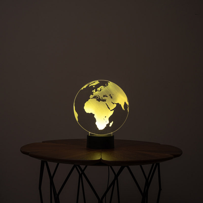3D World Map Led Table Lamp | Bylamp