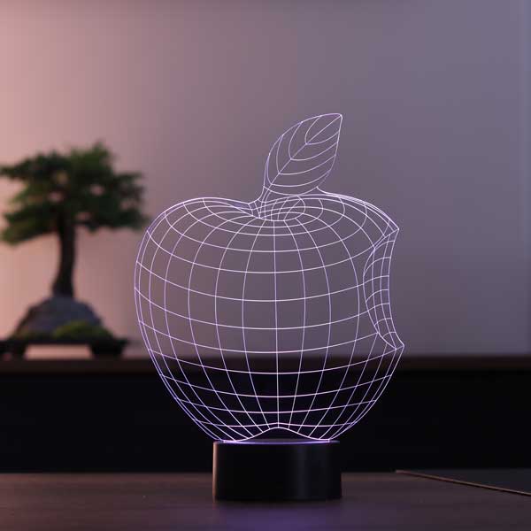 3D Apple Night Light