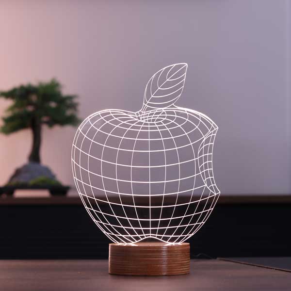 Elma Figürlü Dekoratif Hediye Led Masa Lambası | BYLAMP
