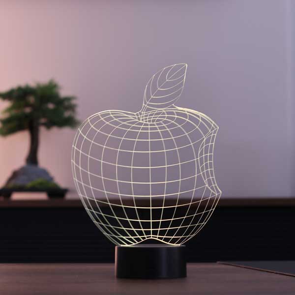 3D Apple Night Light