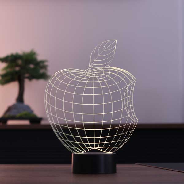 Luz de noche de Apple 3-D