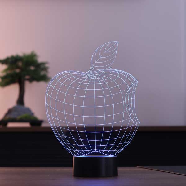 Elma Figürlü Dekoratif Hediye Led Masa Lambası | BYLAMP
