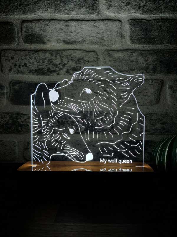 Wolves Lamp Design