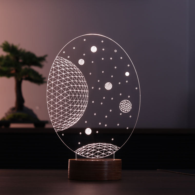 3D Galaxy Lamp