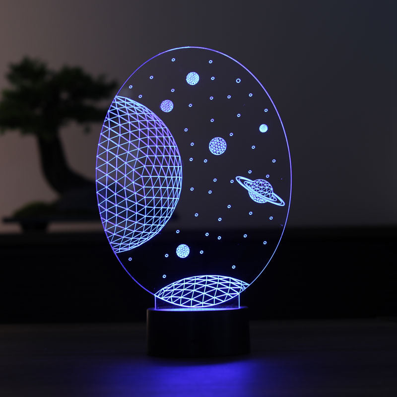 3D غالاكسي هدية هدية مصباح