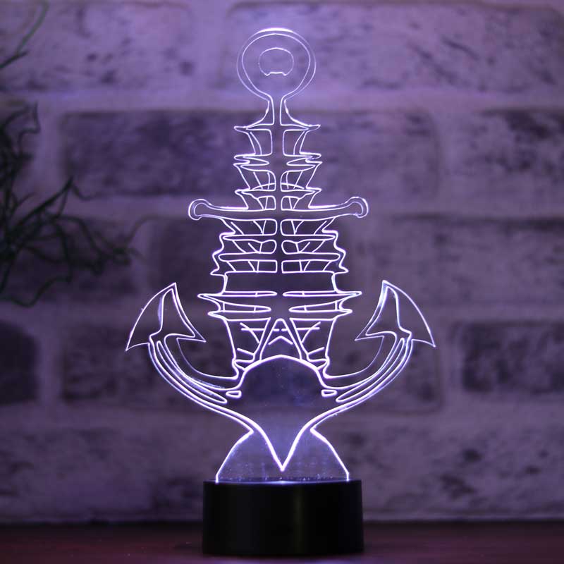 Ship anchor LED lamp