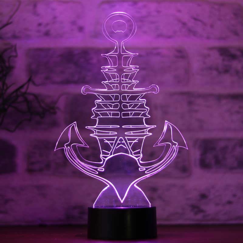 Ship anchor LED lamp