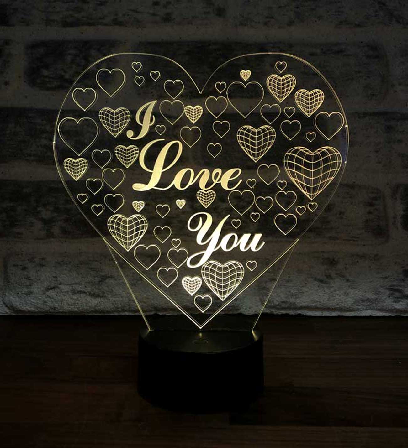 Heart I Love You LED Night Light