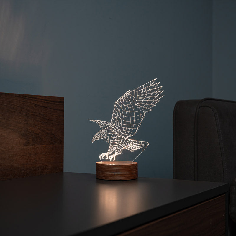 3D Eagle LED Table Lamp