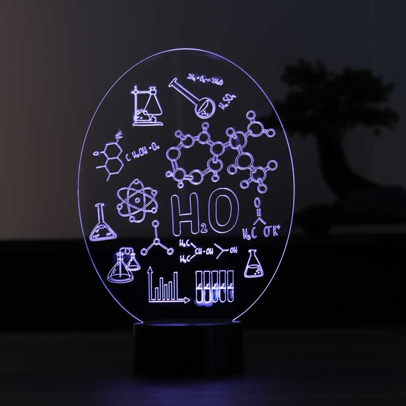 Chemistry LED Table Lamp