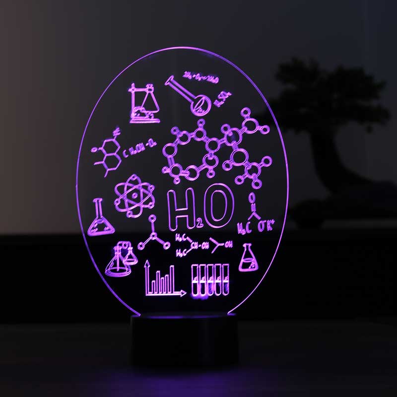 Chemistry LED Table Lamp