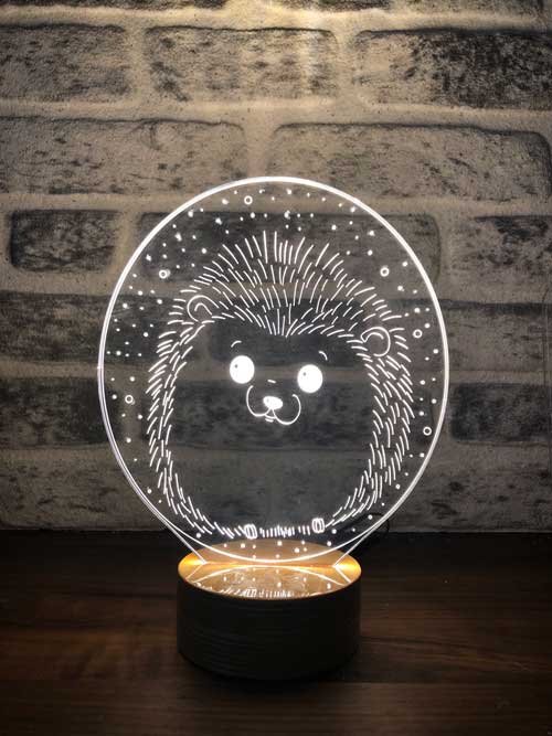 Hedgehog LED Table Lamp