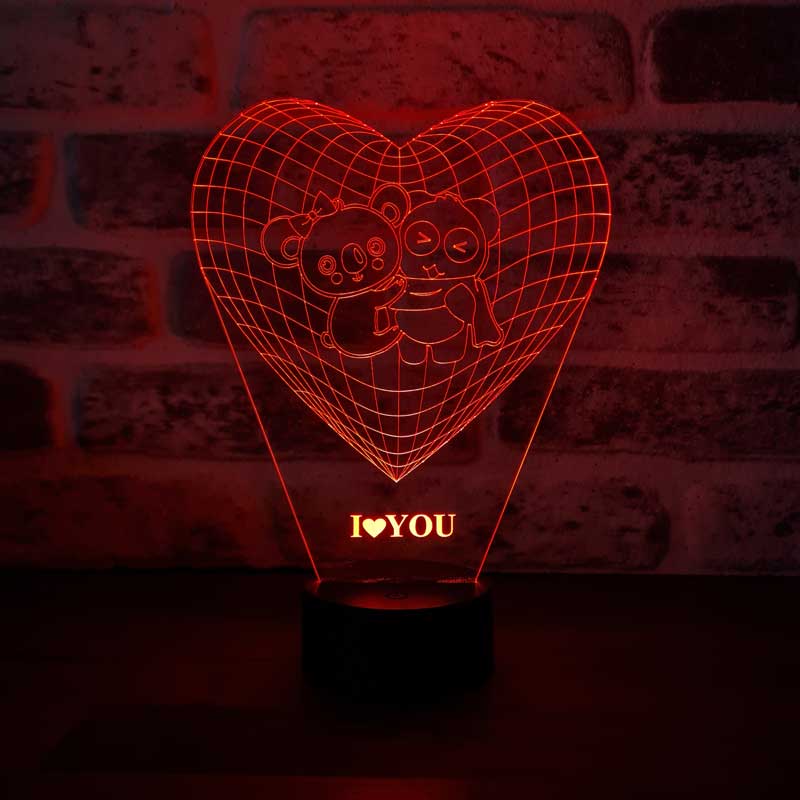 3D Koala Panda Led Lamp