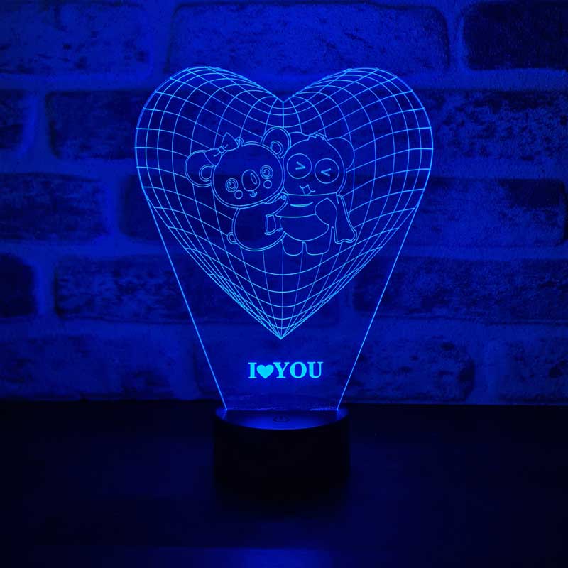 Lámpara LED de KOALA PANDA 3D