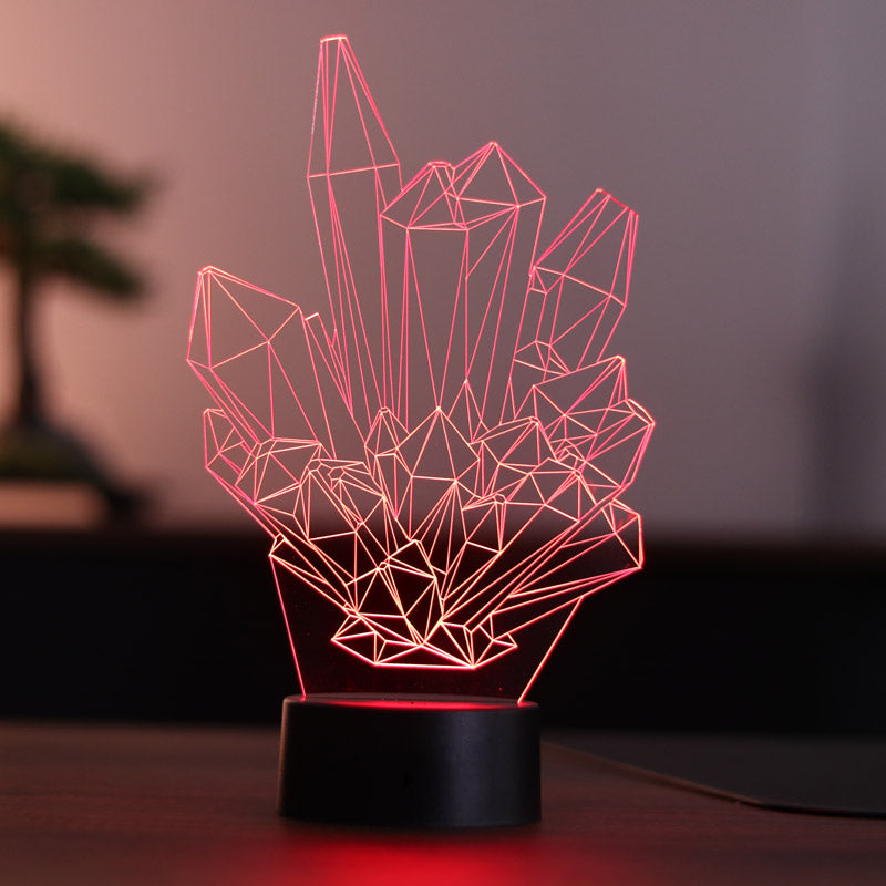 Kristal Figürlü Dekoratif Hediye Led Masa Lambası | BYLAMP