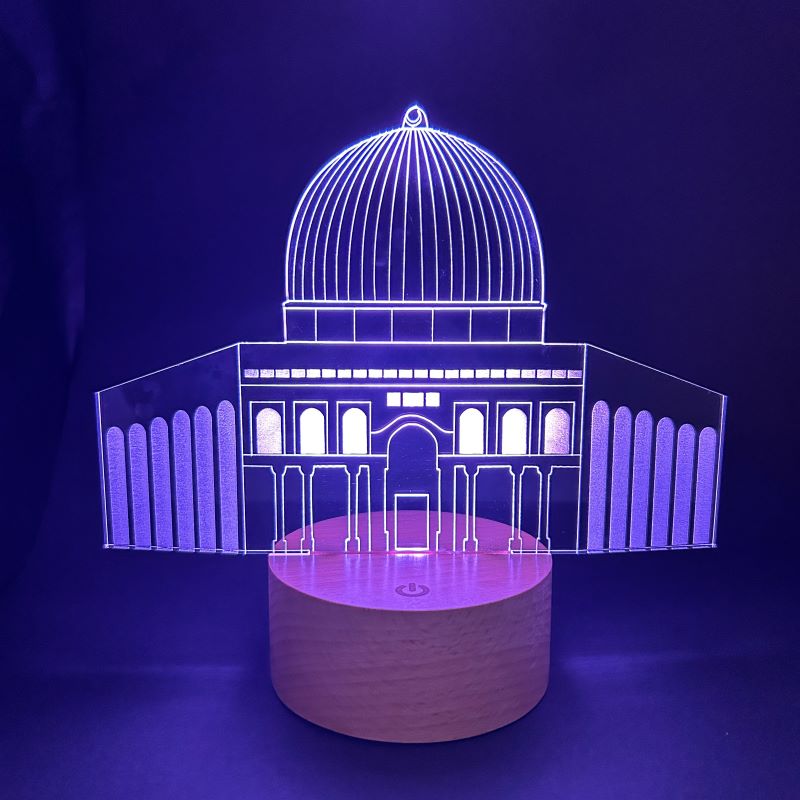 3-D-BUBBET-ÜES SAHA LED Lamp