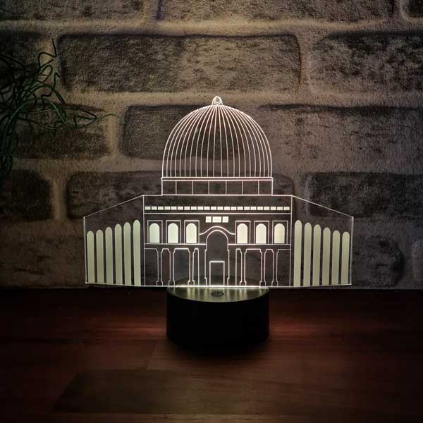 Kubbet-üs Sahra Figürlü Dekoratif Hediye Led Masa Lambası | BYLAMP