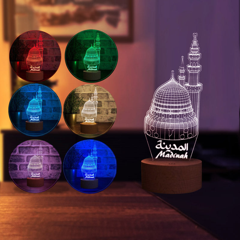 Lámpara de mesa led 3D Medina