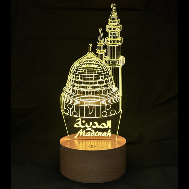Lámpara de mesa led 3D Medina