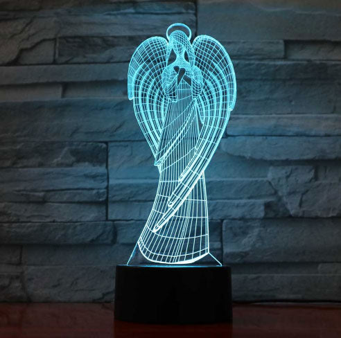 3D ملاك الصمام الجدول مصباح