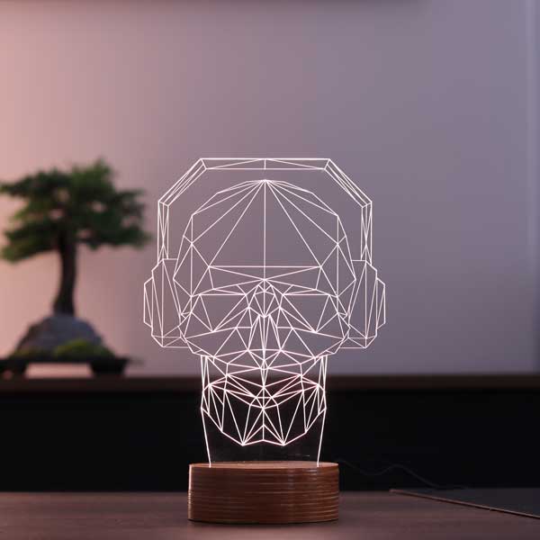 3D Music LED Lamp