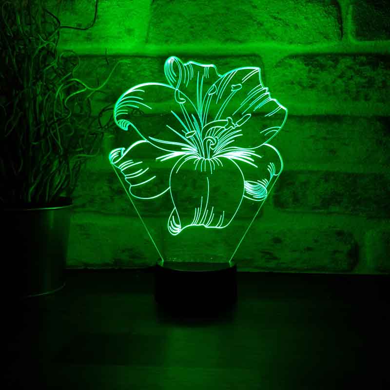 3D Lotus Led Lampe