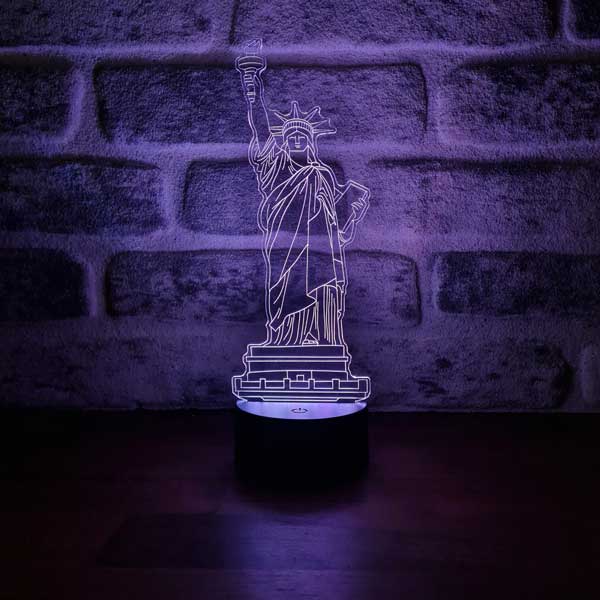 3D Liberty Statue Lamp