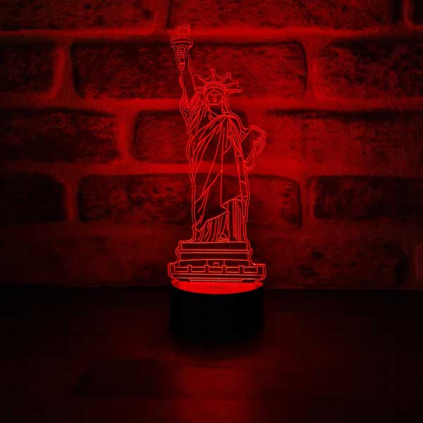 3D Liberty Statue Lamp