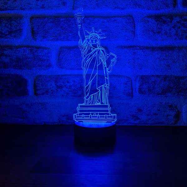 3D Liberty Statue Lamp