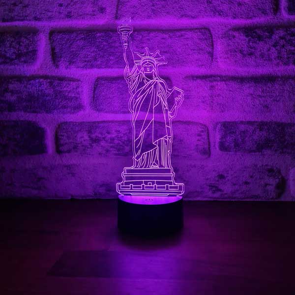 3D Liberty Statue Lamp