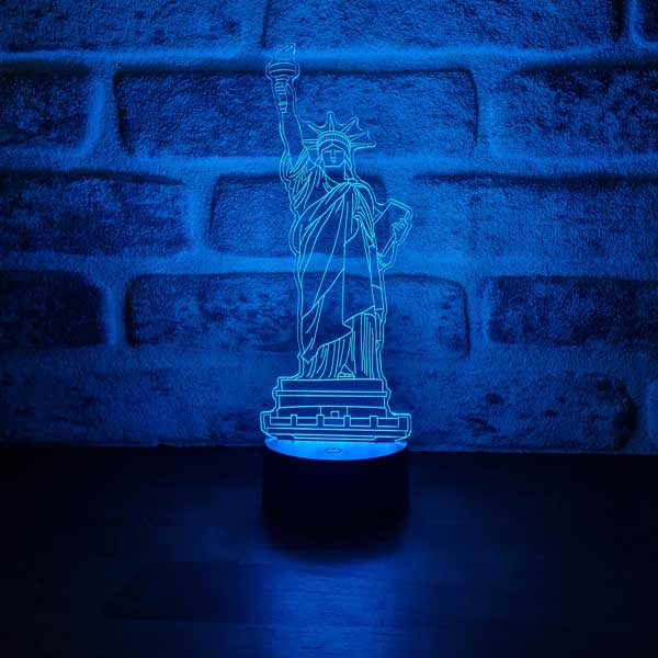 3D Liberty Statue Lamp