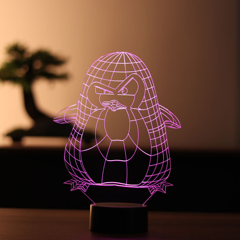 3D Penguin Led Table Lamp